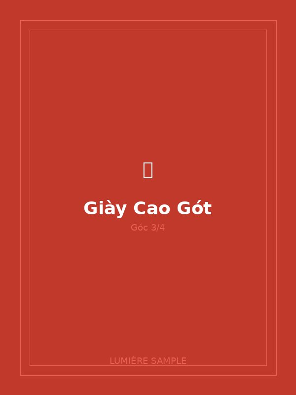 Giày Cao Gót Mũi Nhọn